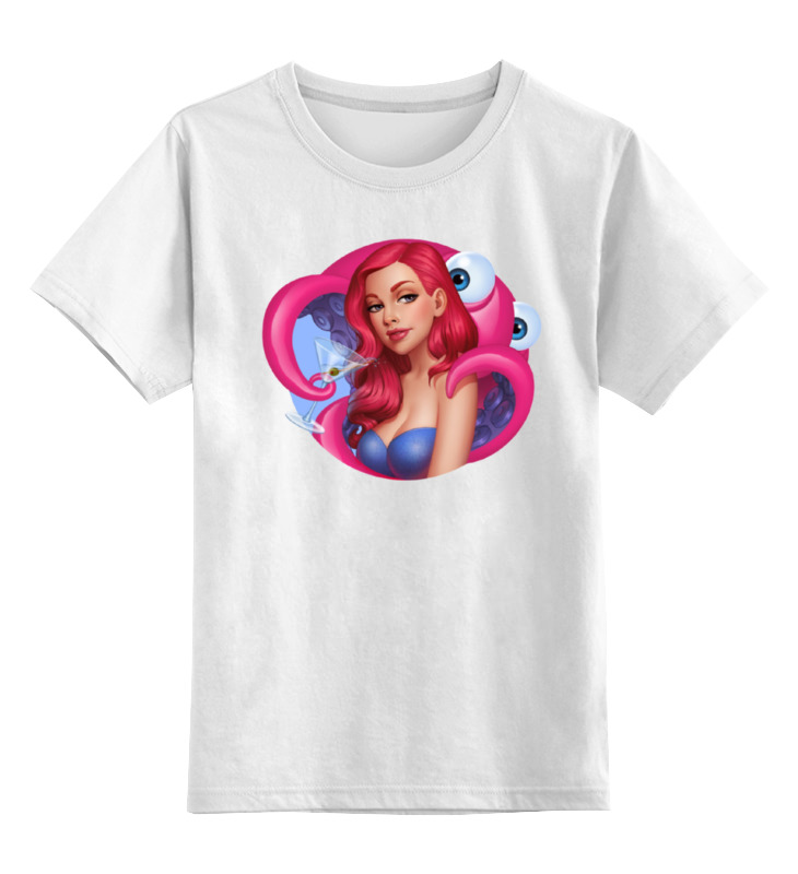 Printio Детская футболка классическая унисекс Женщина и осьминог printio футболка классическая женщина и осьминог