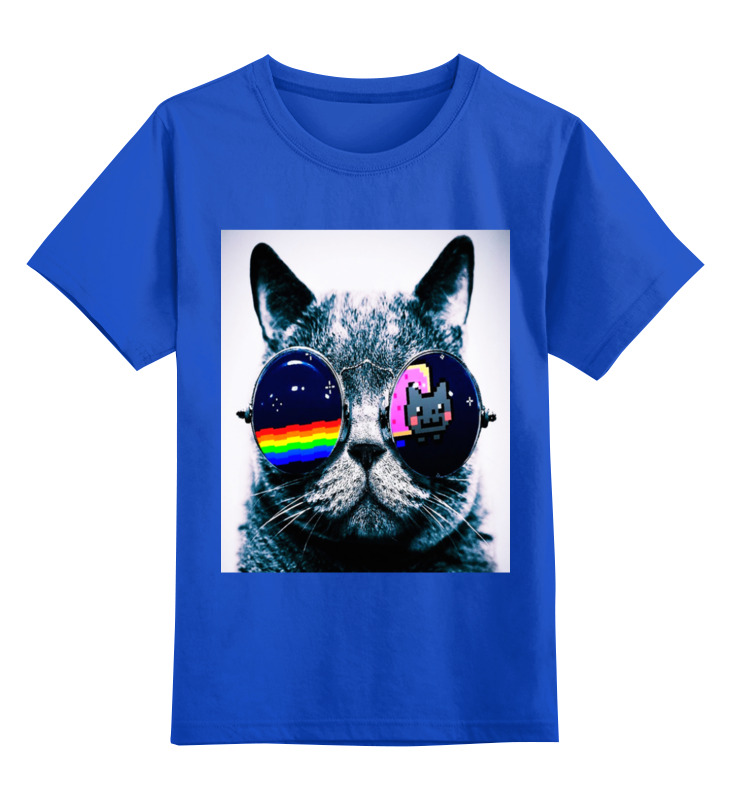 Printio Детская футболка классическая унисекс Кот в очках детская футболка классическая унисекс printio кот в очках