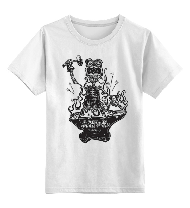 Printio Детская футболка классическая унисекс Skeleton art