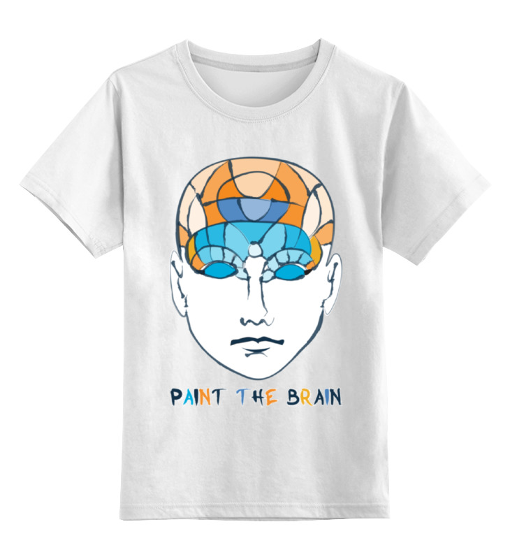 Printio Детская футболка классическая унисекс Раскрась мозг printio детская футболка классическая унисекс электронный мозг