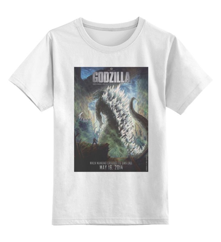 Printio Детская футболка классическая унисекс Godzilla / годзилла printio свитшот унисекс хлопковый godzilla годзилла