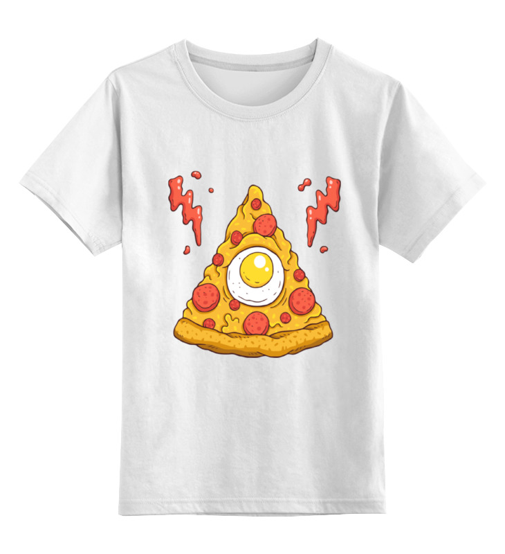 Printio Детская футболка классическая унисекс Кусочек пиццы (pizza) printio детская футболка классическая унисекс pizza
