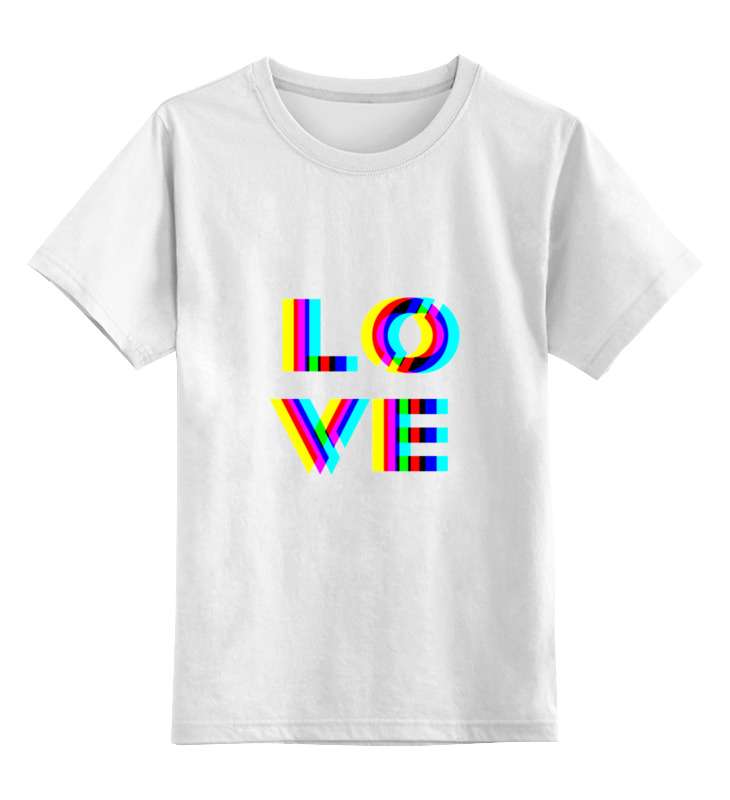 Printio Детская футболка классическая унисекс Love 3d