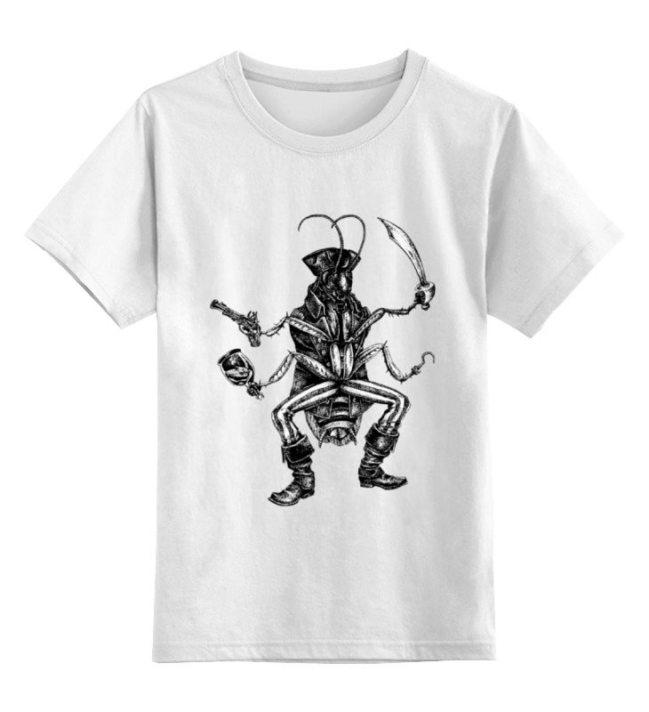 Printio Детская футболка классическая унисекс Джек - таракан printio свитшот унисекс хлопковый джек таракан
