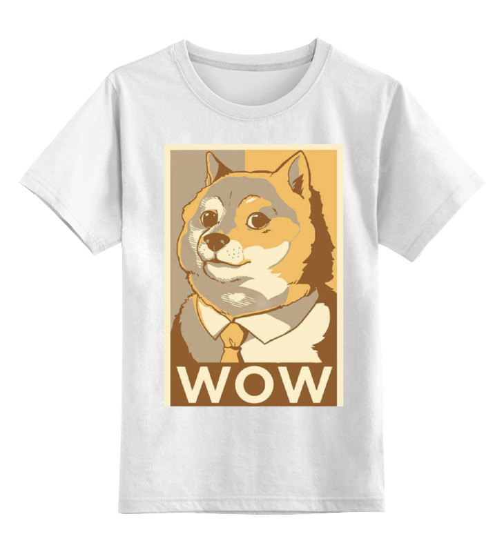 Printio Детская футболка классическая унисекс Such doge printio свитшот унисекс хлопковый such doge