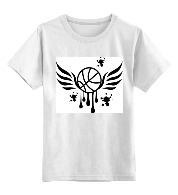 Printio Детская футболка классическая унисекс Баскетбольный мяч printio свитшот унисекс хлопковый баскетбольный мяч