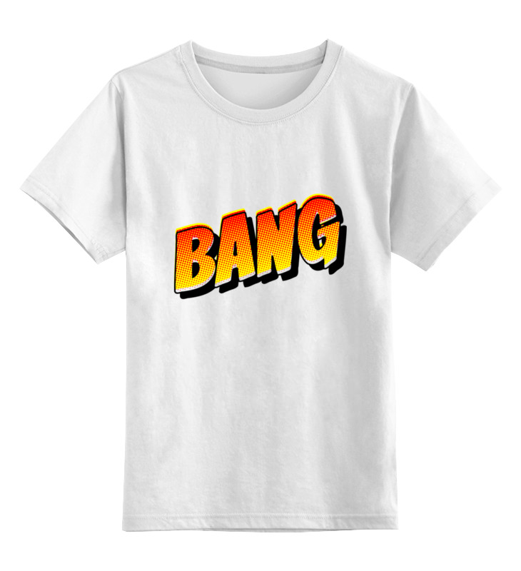 Printio Детская футболка классическая унисекс bang bang