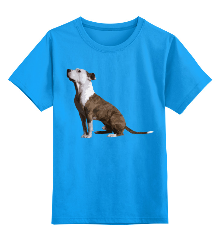 Printio Детская футболка классическая унисекс Собака - стаффорд