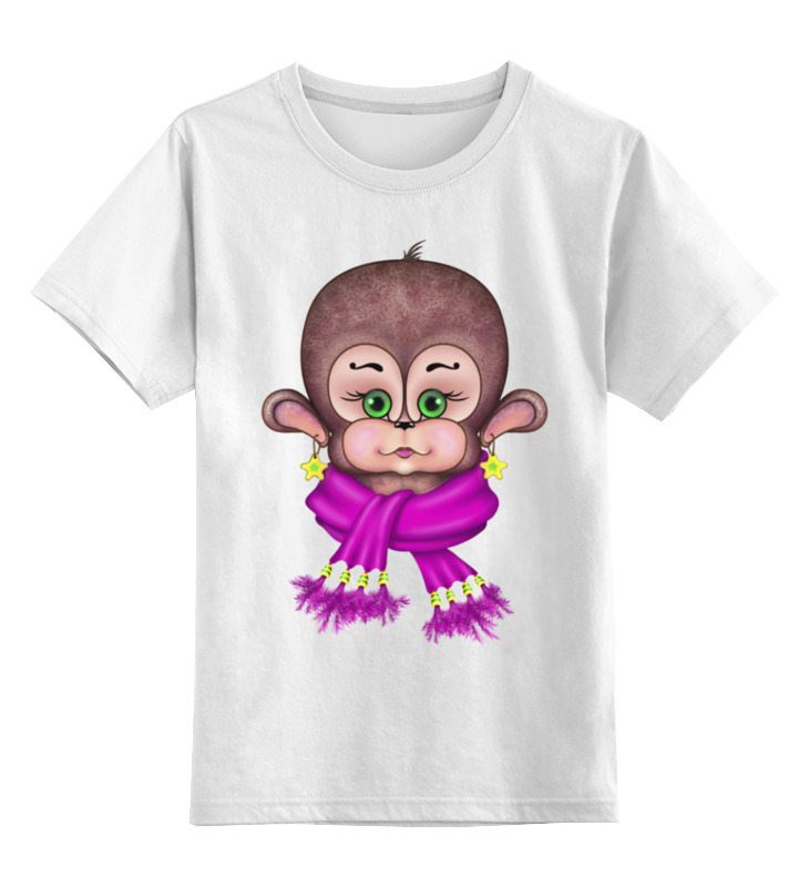 Printio Детская футболка классическая унисекс Обезьянка printio детская футболка классическая унисекс обезьянка с маком