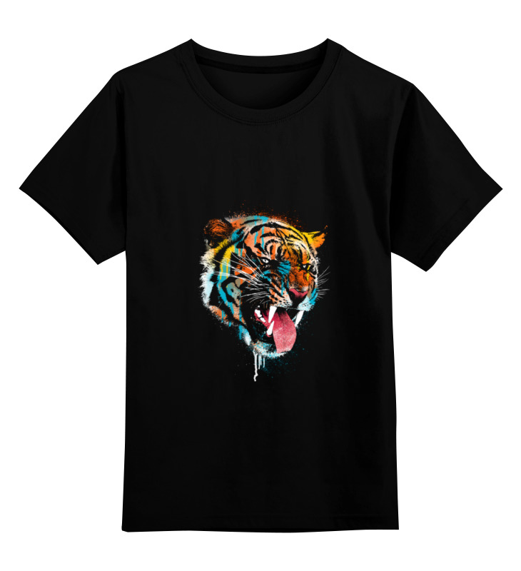 Printio Детская футболка классическая унисекс Tiger ультратонкий силиконовый чехол накладка для sony xperia l2 с принтом оскал тигра