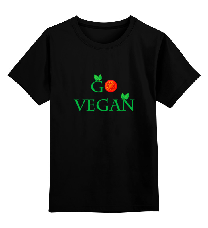 Printio Детская футболка классическая унисекс Go vegan