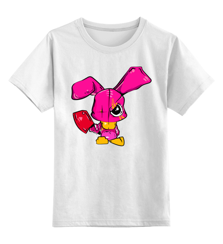 Printio Детская футболка классическая унисекс Злой кролик printio копилка злой кролик