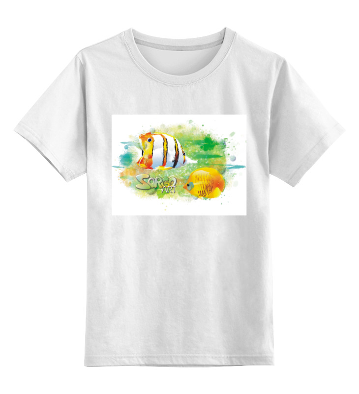 Printio Детская футболка классическая унисекс С тропическими рыбками от zorgo-art.