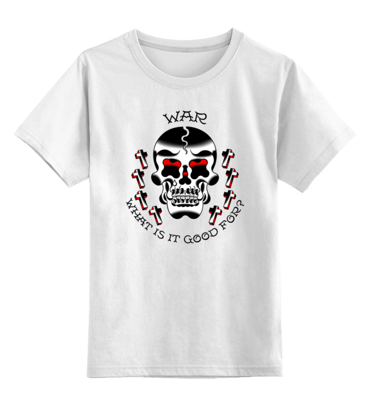 Printio Детская футболка классическая унисекс Skull art
