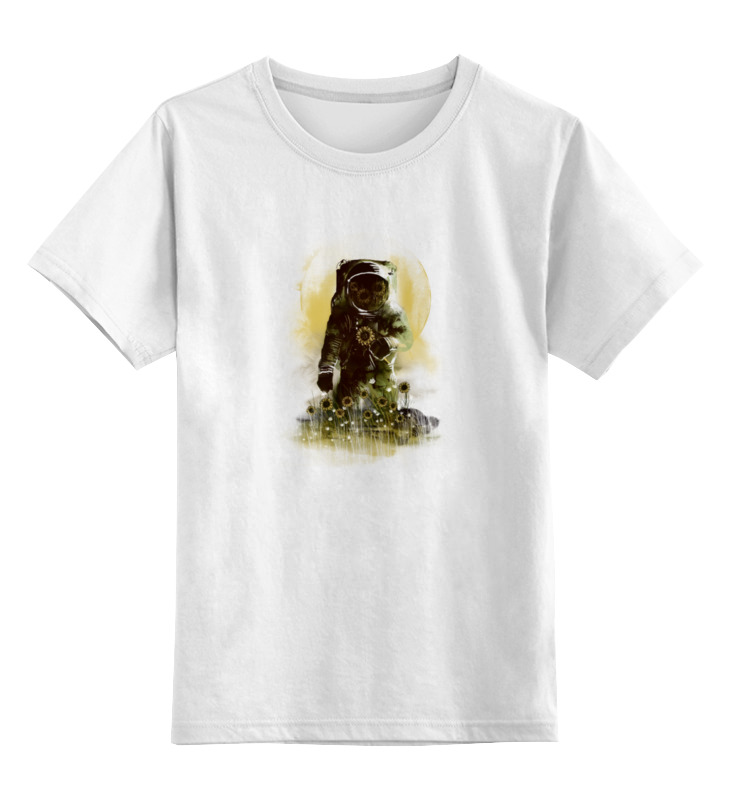 Printio Детская футболка классическая унисекс Родная земля мужская футболка собака в скафандре космонавта ссср 2xl белый