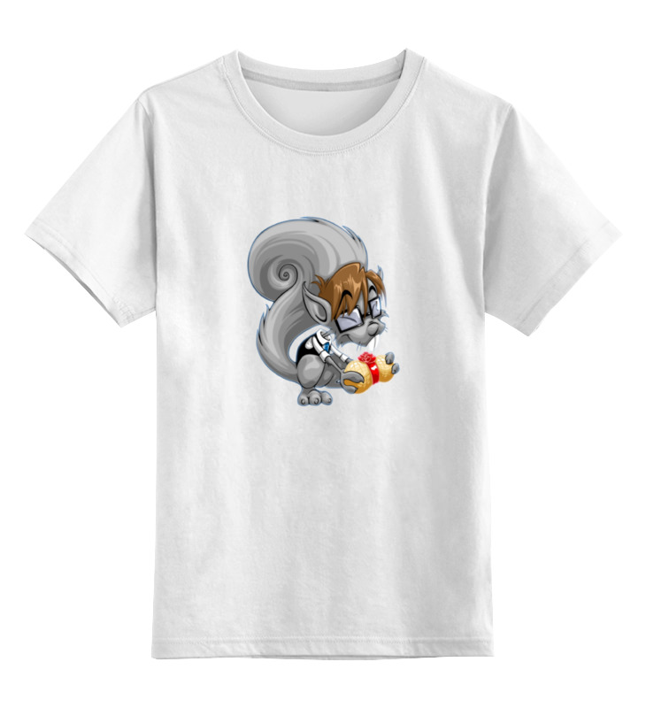 Printio Детская футболка классическая унисекс Белка с орехом printio детская футболка классическая унисекс белка с орехом
