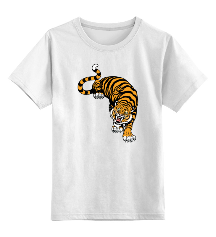 Printio Детская футболка классическая унисекс Свирепый тигр