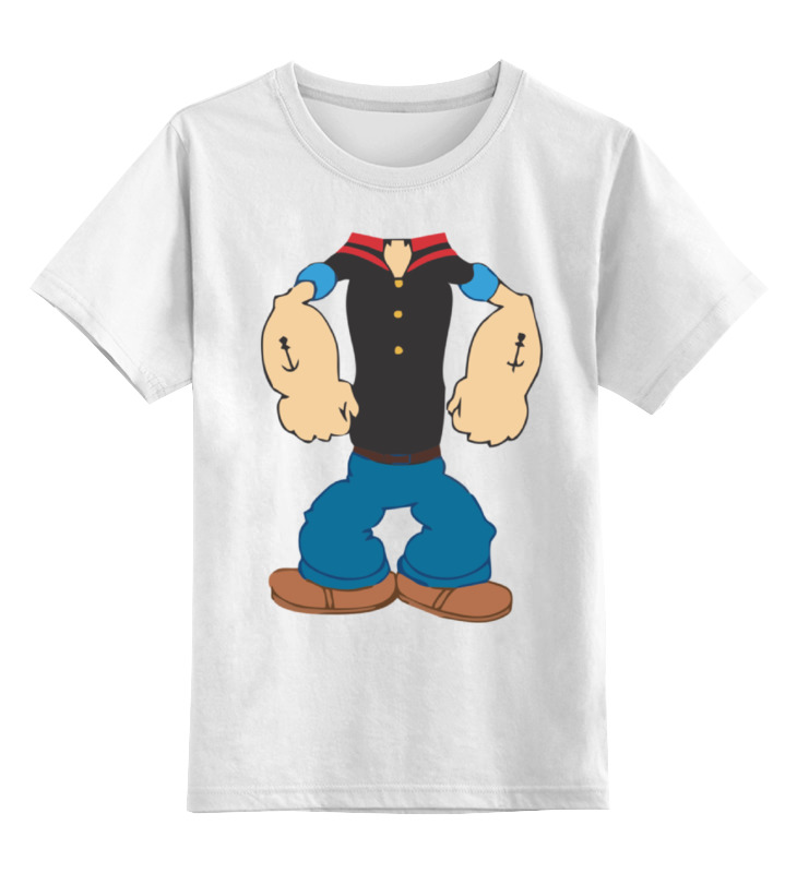Printio Детская футболка классическая унисекс Моряк попай printio детская футболка классическая унисекс моряк попай
