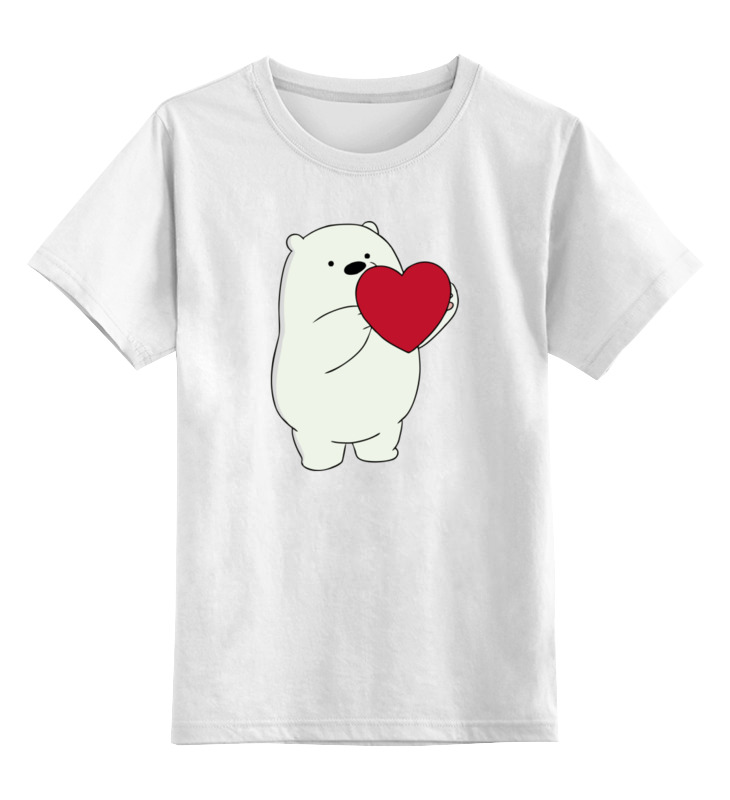 Printio Детская футболка классическая унисекс Ice bear printio детская футболка классическая унисекс bear on shark медведь на акуле
