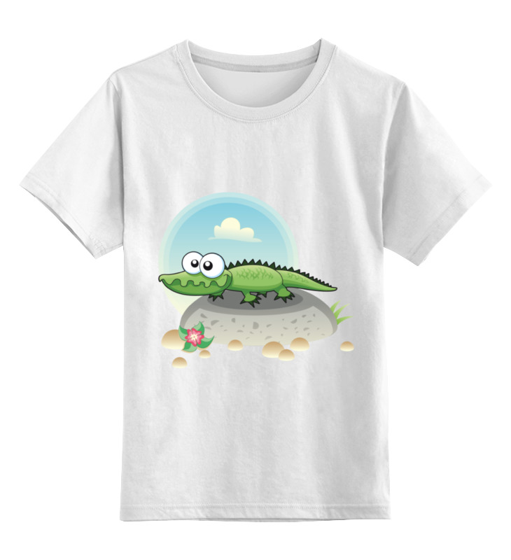 Printio Детская футболка классическая унисекс Крокодил
