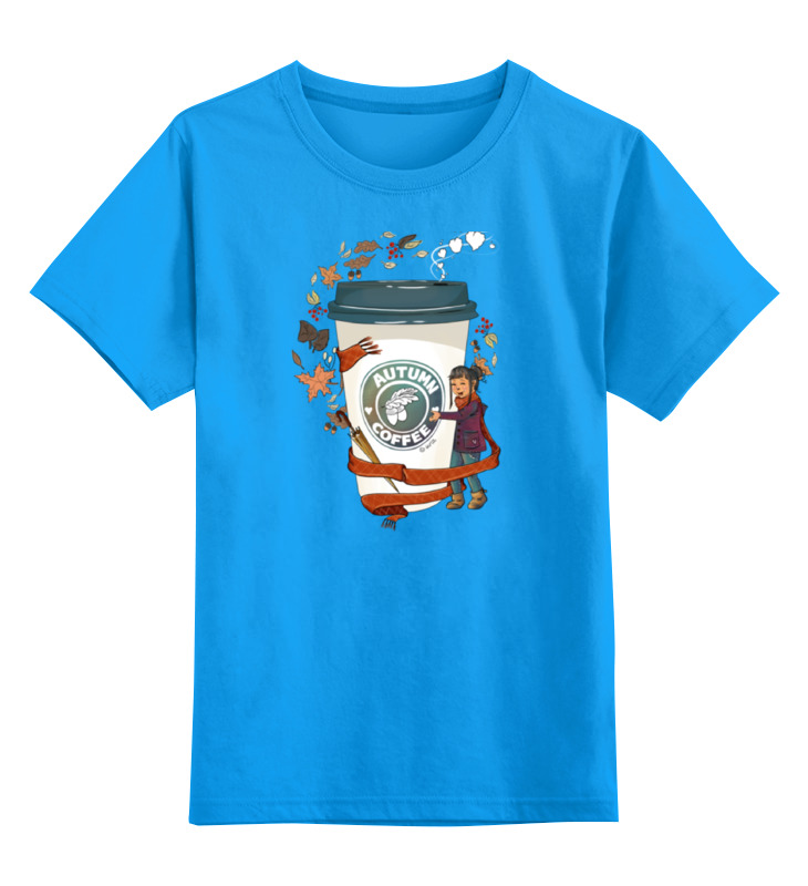 Printio Детская футболка классическая унисекс Осенний кофе