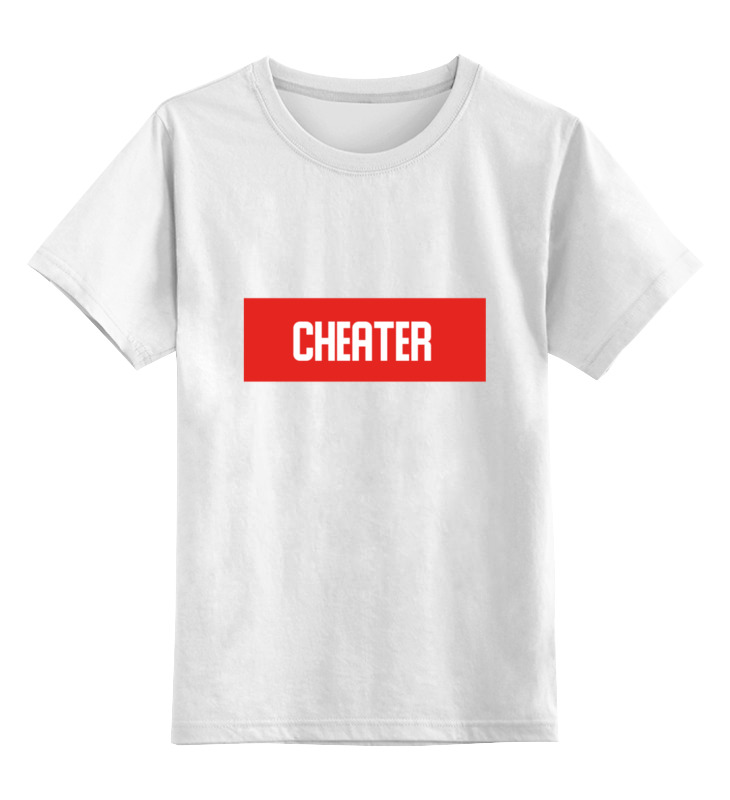 Printio Детская футболка классическая унисекс Cheater