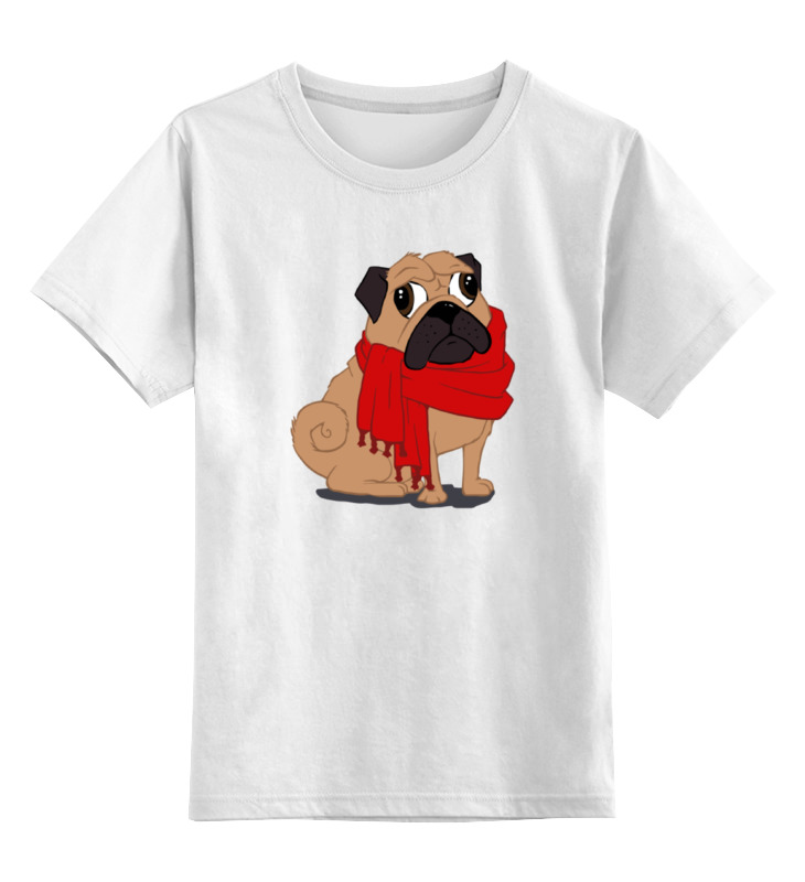 Printio Детская футболка классическая унисекс Мопс (pug) printio детская футболка классическая унисекс собака pug