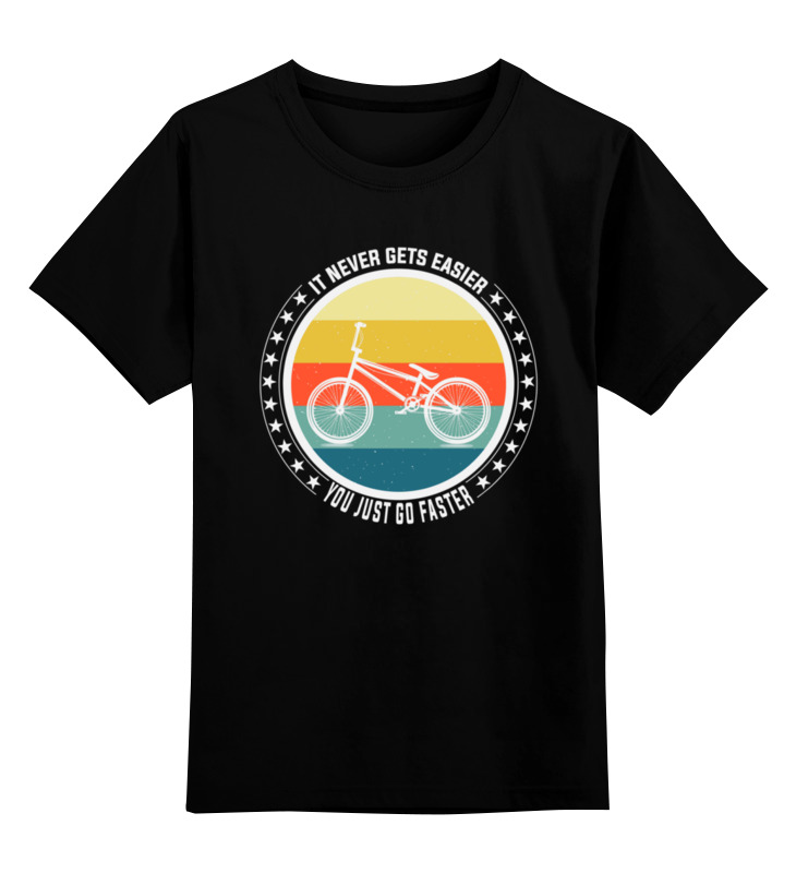 Printio Детская футболка классическая унисекс ❖на велосипеде❖ printio детская футболка классическая унисекс девушка на велосипеде