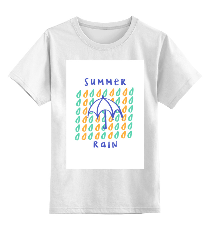 Printio Детская футболка классическая унисекс Летний дождь 03 010 26 летний дождь