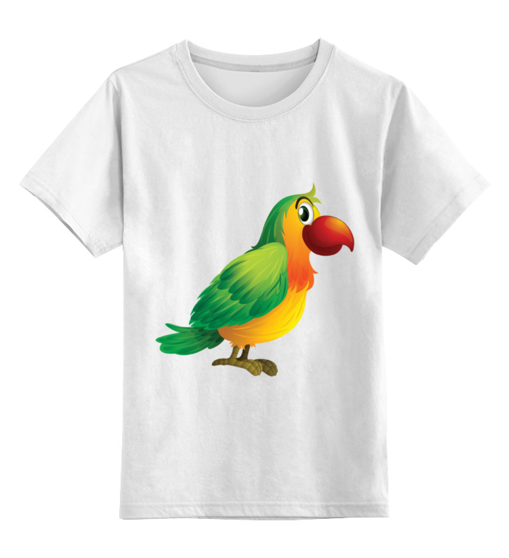 Printio Детская футболка классическая унисекс Попугай кеша раскраска пластилином союзмультфильм попугай кеша