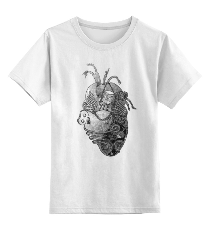 Printio Детская футболка классическая унисекс Стимпанк сердце детская футболка музыка сердце скрипичный ключ и ноты в сердце 128 красный