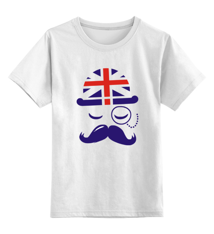 Printio Детская футболка классическая унисекс Английский джентельмен printio свитшот унисекс хлопковый английский джентельмен