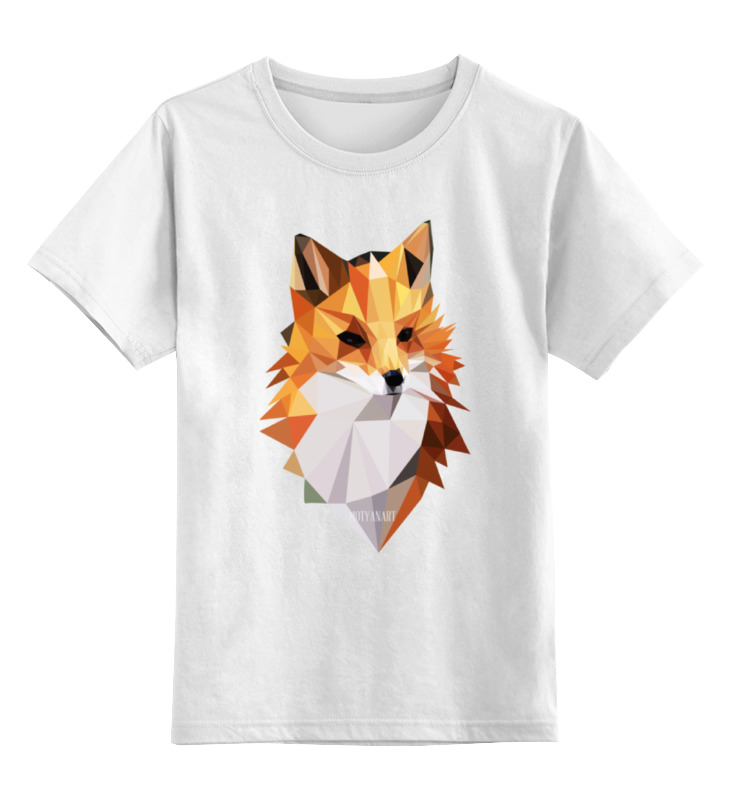 Printio Детская футболка классическая унисекс Poly fox