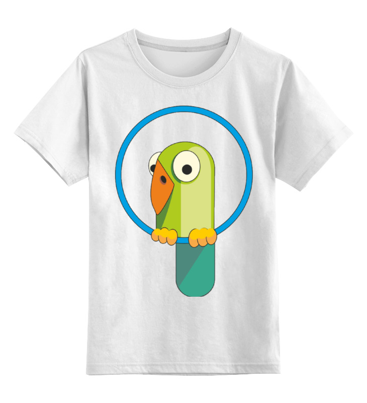 Printio Детская футболка классическая унисекс Попугай printio детская футболка классическая унисекс попугай ара