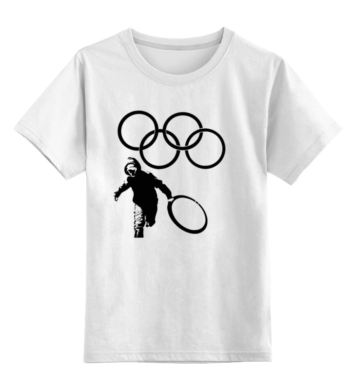 Printio Детская футболка классическая унисекс кольца олимпиады printio свитшот унисекс хлопковый кольца олимпиады
