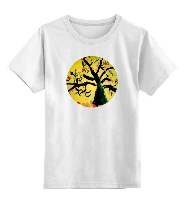 картина маслом осенняя пора барабаш Printio Детская футболка классическая унисекс Осенняя пора