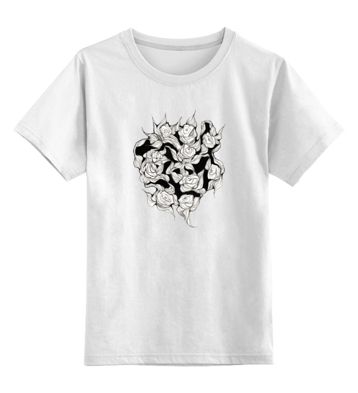 Printio Детская футболка классическая унисекс Абстрактные цветы детская футболка абстрактные цветы с лицами внутри 104 белый