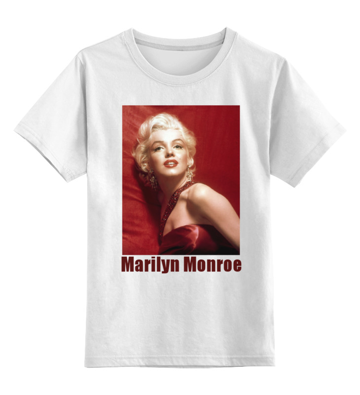 цена Printio Детская футболка классическая унисекс Marilyn monroe red