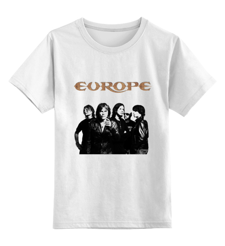 Printio Детская футболка классическая унисекс Europe printio футболка классическая рок группа europe
