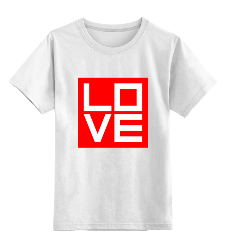 Printio Детская футболка классическая унисекс Love (любовь) printio детская футболка классическая унисекс любовь love игра