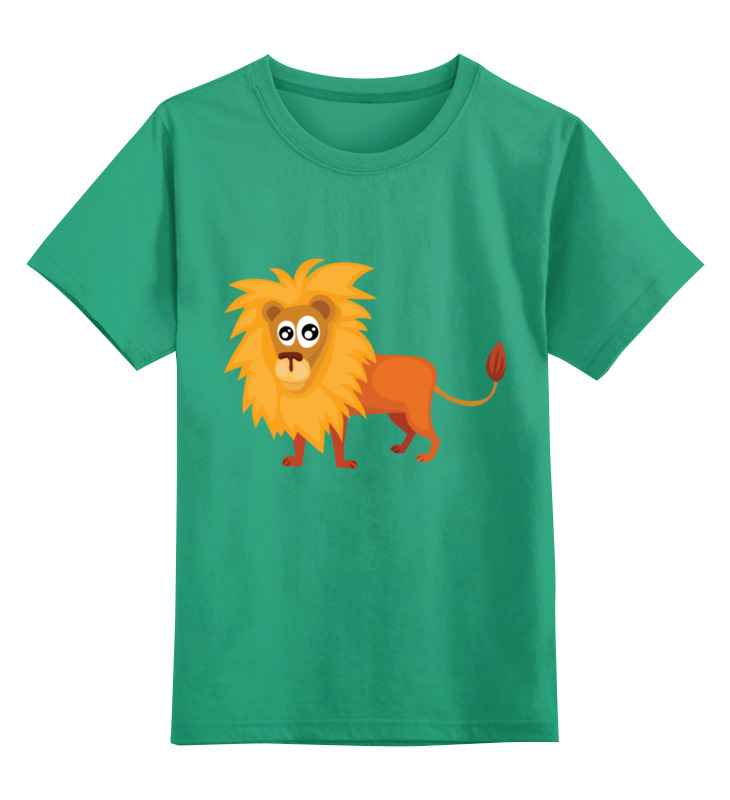 Printio Детская футболка классическая унисекс Лев (lion) printio детская футболка классическая унисекс lady lion
