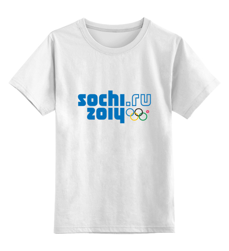 Printio Детская футболка классическая унисекс Sochi 2014 толстовка подушка для шеи sochi 2014 синий