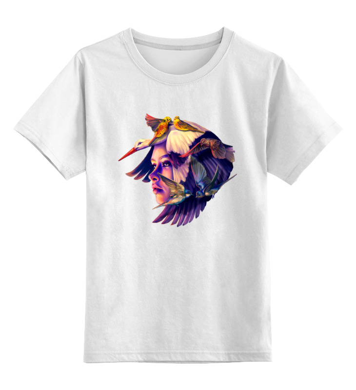 Printio Детская футболка классическая унисекс Птицы printio шапка классическая унисекс птицы