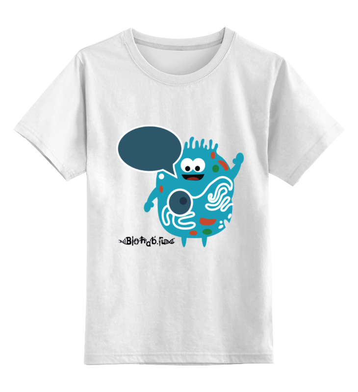 Printio Детская футболка классическая унисекс Привет от клетыча привет от клетыча 1764295 4xs белый
