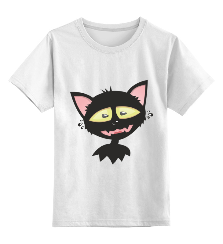 цена Printio Детская футболка классическая унисекс «капризный кот»