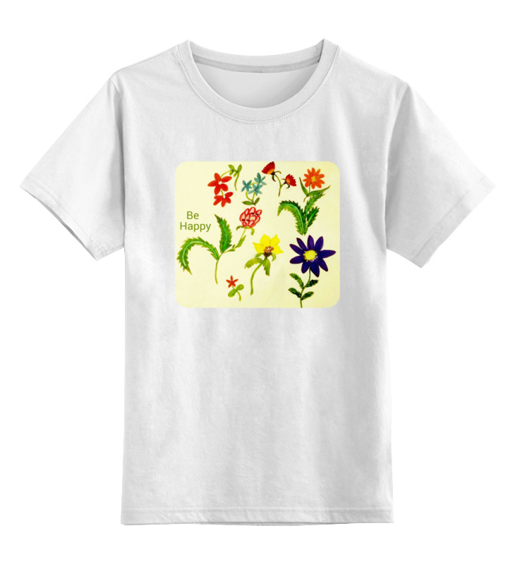 Printio Детская футболка классическая унисекс Цветы тропиков цена и фото
