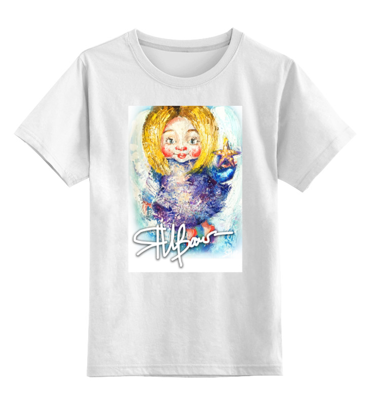 Printio Детская футболка классическая унисекс Ангел-звезда