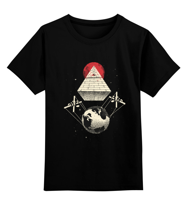 Printio Детская футболка классическая унисекс Иллюминаты управляют миром illuminati