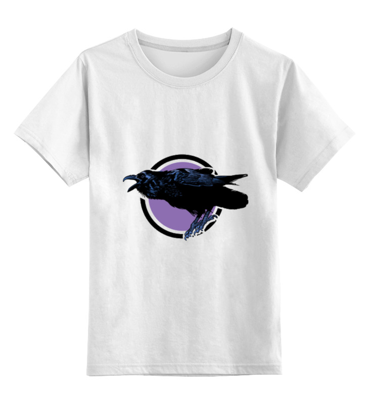 Printio Детская футболка классическая унисекс Ворон детская футболка птицы ну чирик 116 белый