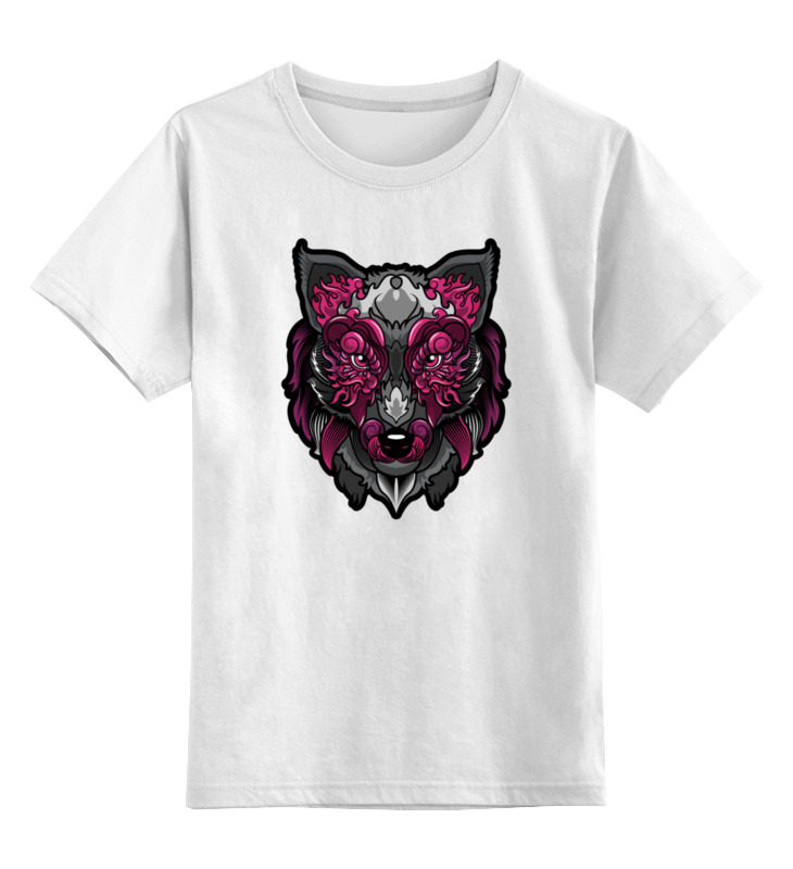 Printio Детская футболка классическая унисекс Магический волк
